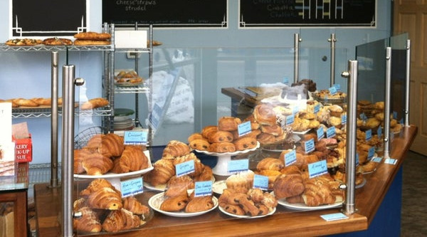 a bakery with pastries